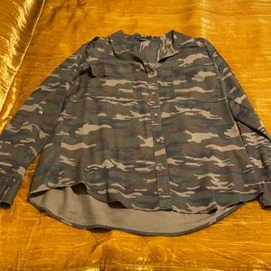 Sanctuary Camo Blouse